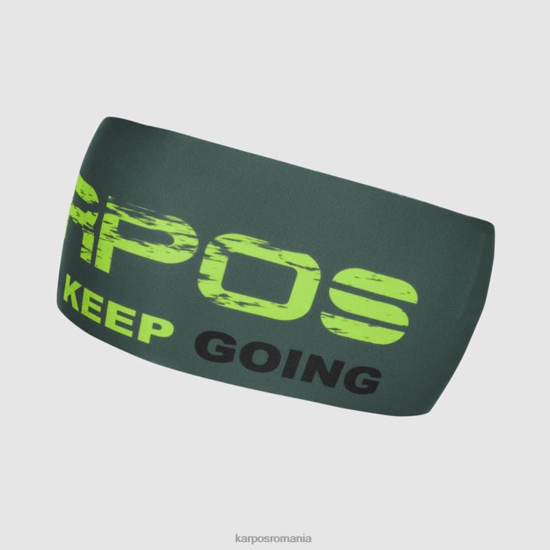 bărbați Karpos ardezie închisă/verde lime/negru bentita pelmetto PV2R6858