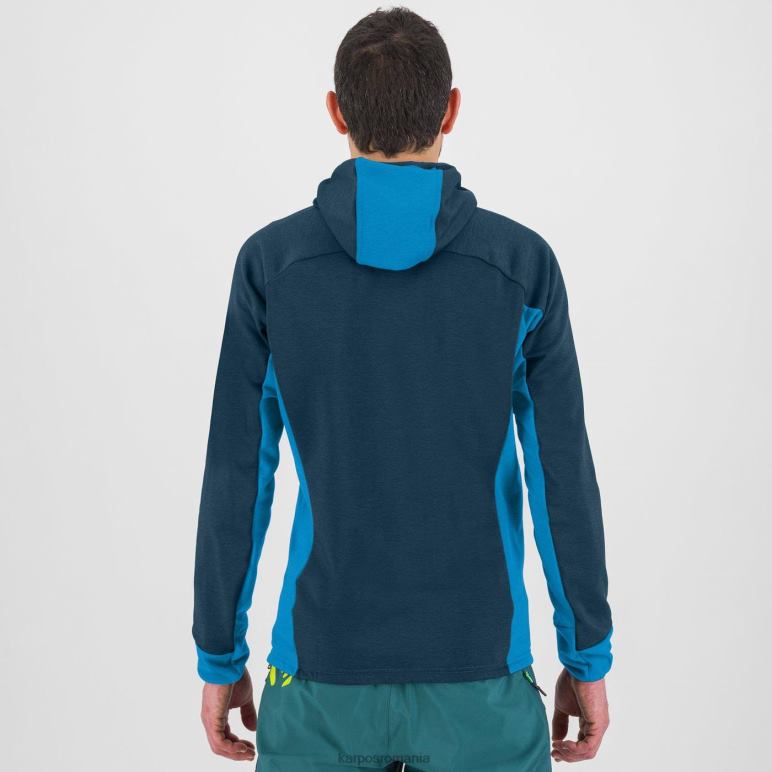 bărbați Karpos miezul nopții/diva albastru hanoră mezzodi fleece PV2R6207