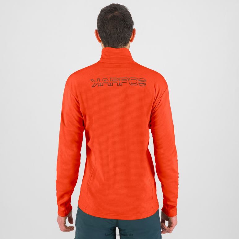 bărbați Karpos portocală picant semi fermoar pizzocco PV2R6289