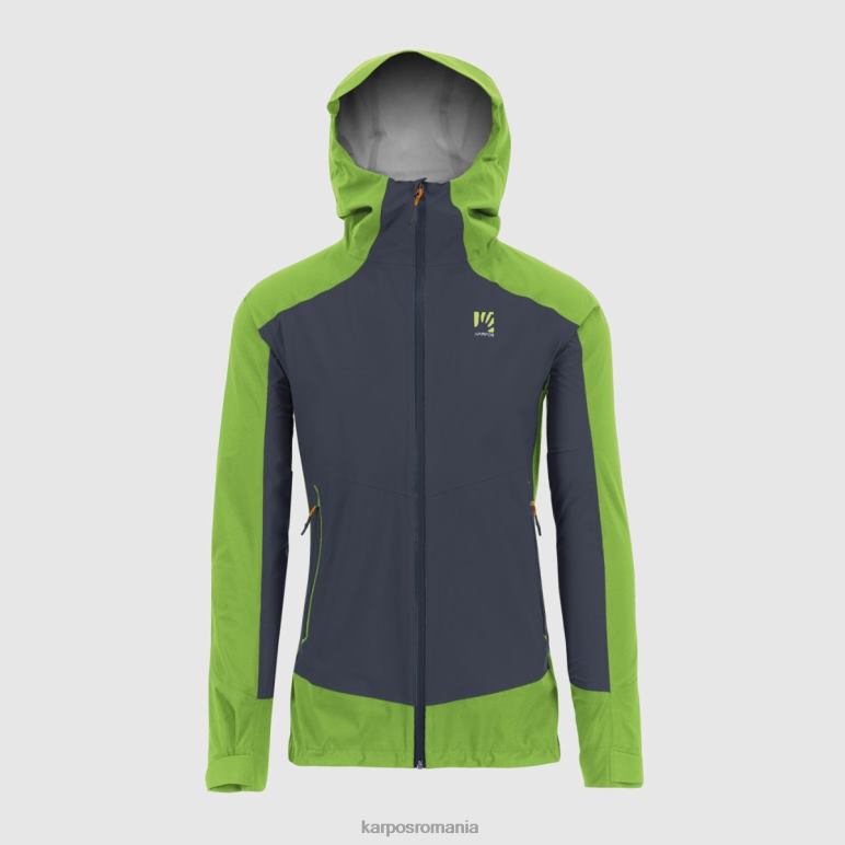 bărbați Karpos albastru ombre/verde iasomie jachetă temporală PV2R695