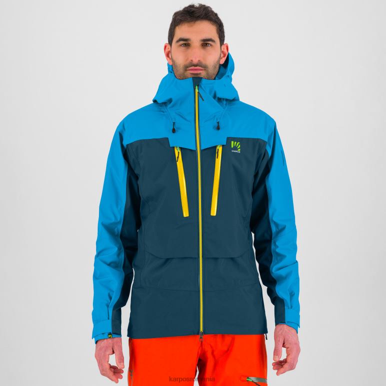 bărbați Karpos miezul nopții/diva albastru jachetă midi shell PV2R67