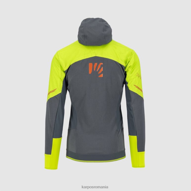 bărbați Karpos verde lime/ardezie închisă jacheta alagna plus evo PV2R687