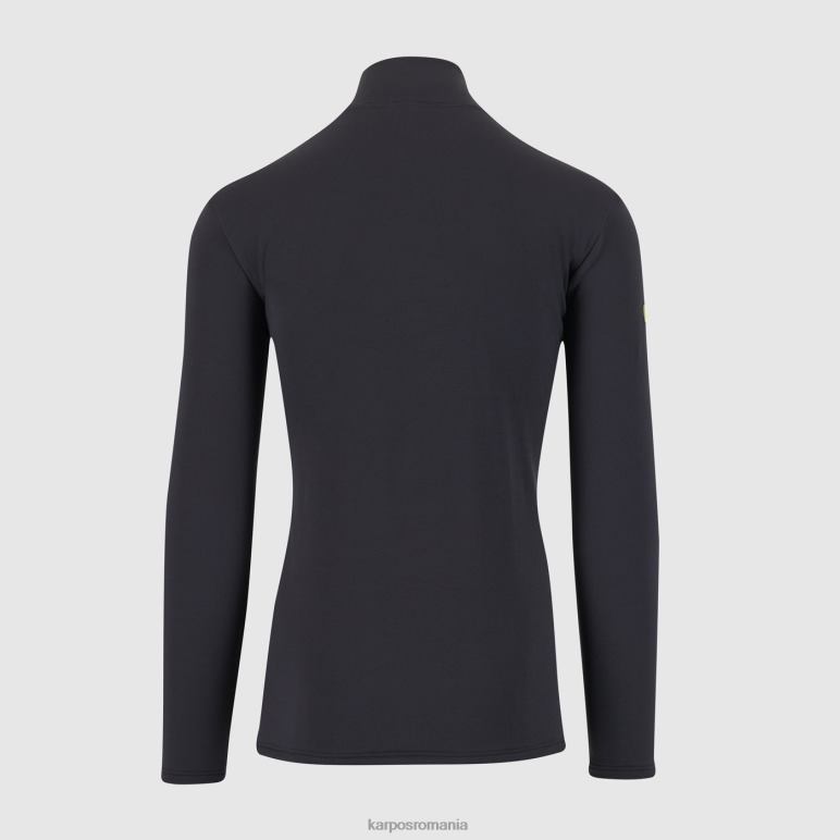 bărbați Karpos negru gheață fleece jumătate fermoar PV2R6269
