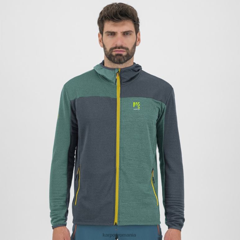bărbați Karpos nord-atlantic/ardezie întunecată nuvolau fleece PV2R6237