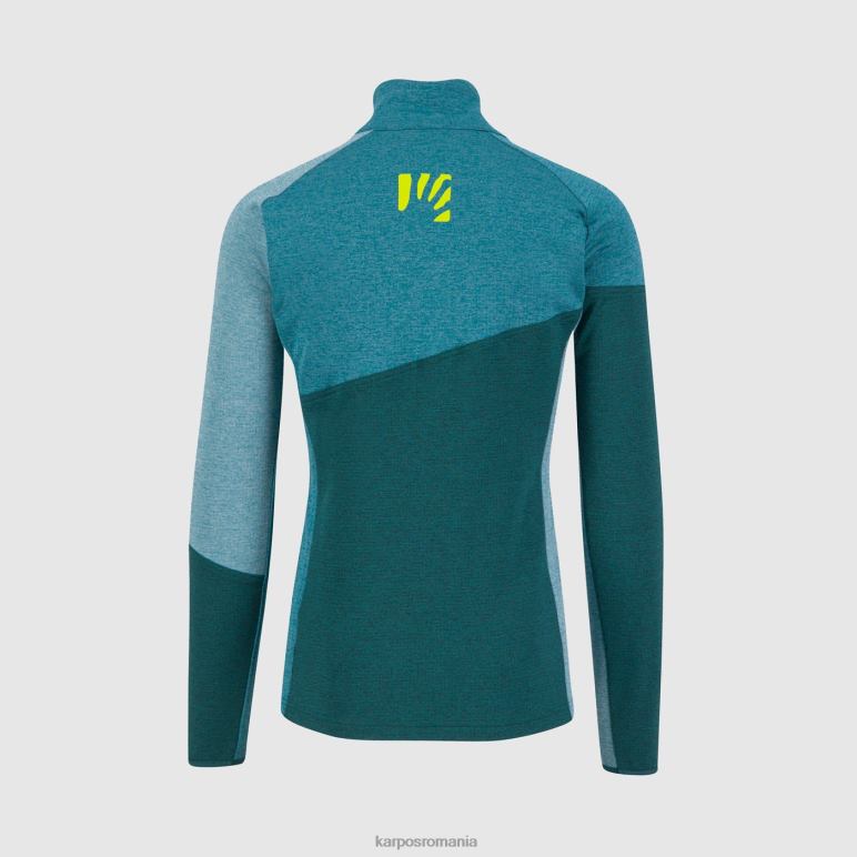 bărbați Karpos pădure/balsam/atlantică de nord federa cu jumătate de fermoar fleece PV2R6263