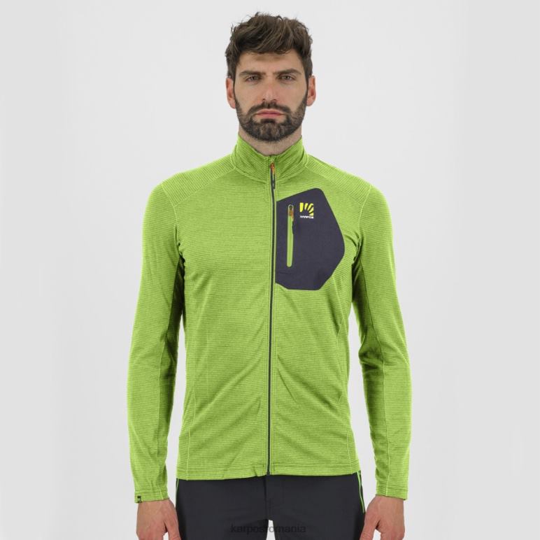 bărbați Karpos verde iasomie/albastru umbre tricou pomedes ls PV2R6248