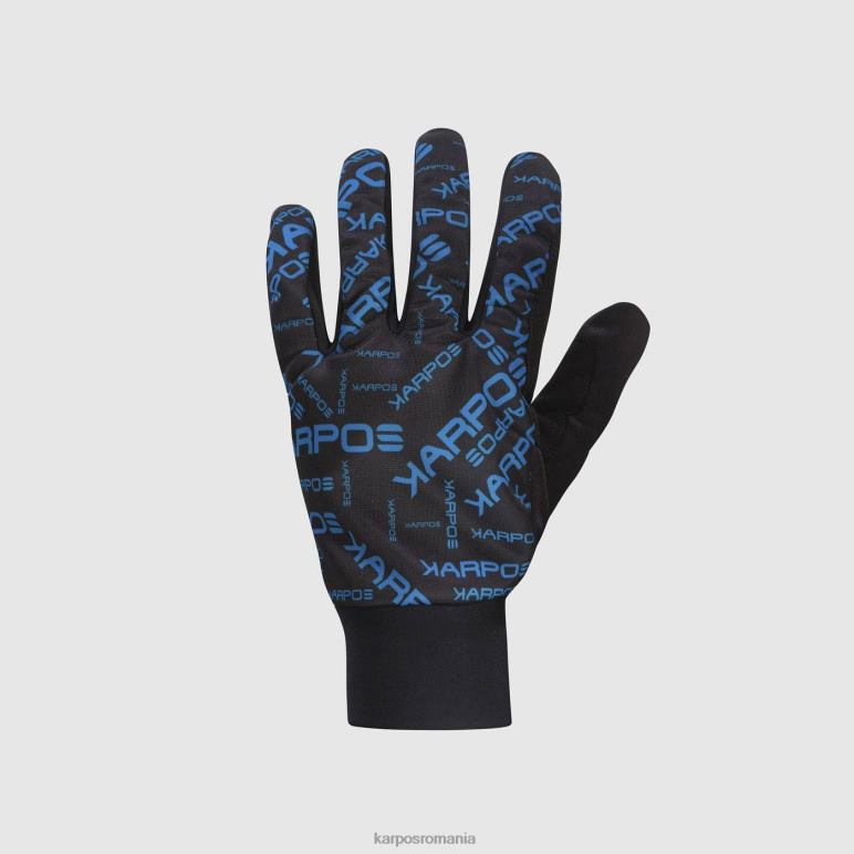 bărbați Karpos negru/diva albastru manusa leggero PV2R6903