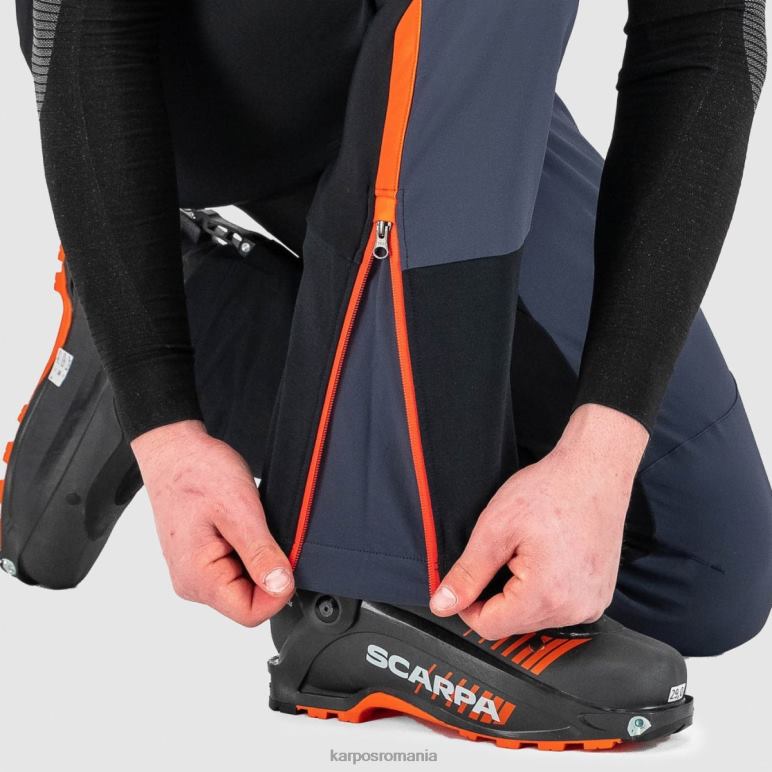 bărbați Karpos cerneală/grenadină/negru pantalon de skimo grand mont PV2R6487