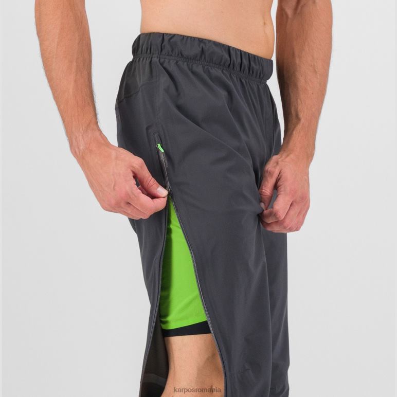 bărbați Karpos gri inchis multă ploaie f-z pantaloni PV2R6504