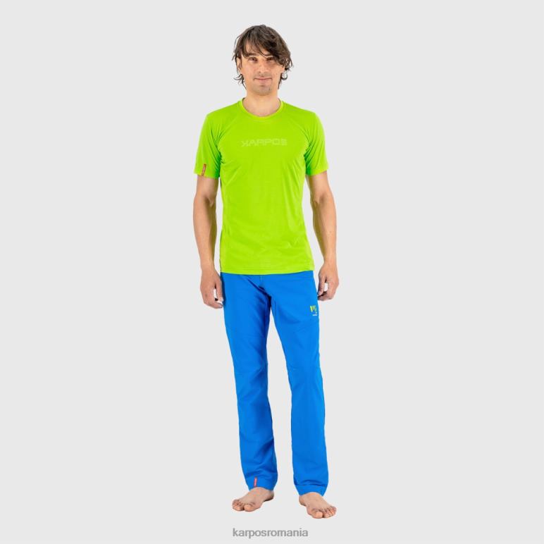 bărbați Karpos indigo b/ verde iasomie pantaloni de alpinism k-performance PV2R6503