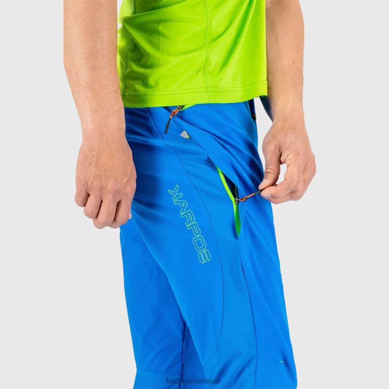 bărbați Karpos indigo b/ verde iasomie pantaloni de alpinism k-performance PV2R6503