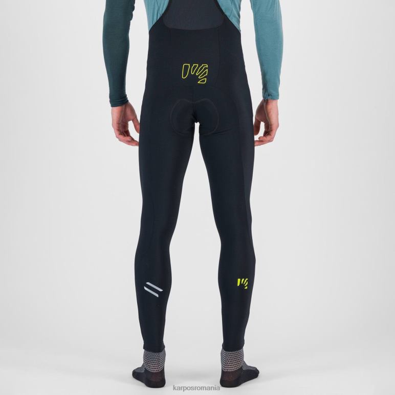 bărbați Karpos negru/kiwi colada verve winter bibtight PV2R6567