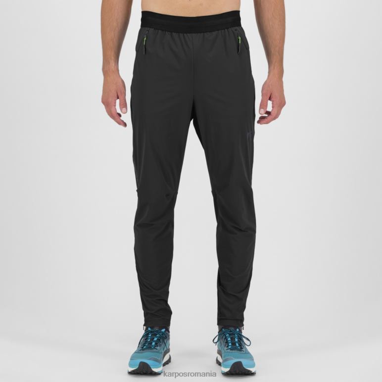 bărbați Karpos negru pantalon frizz ușor PV2R6543