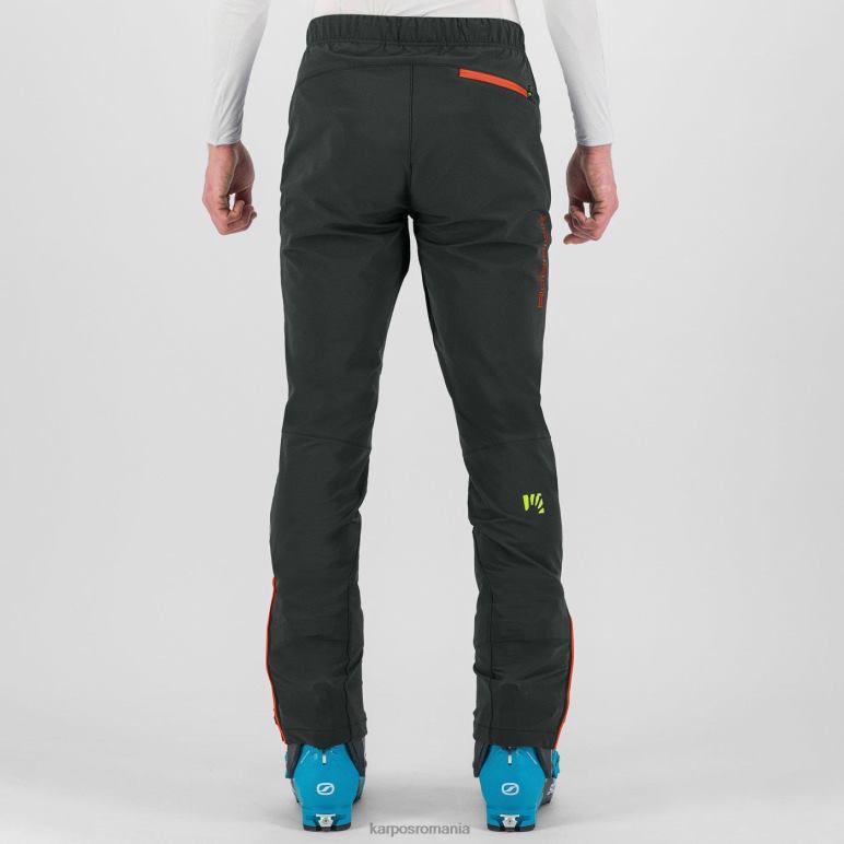 bărbați Karpos negru/portocaliu picant pantalon cevedale evo PV2R6514