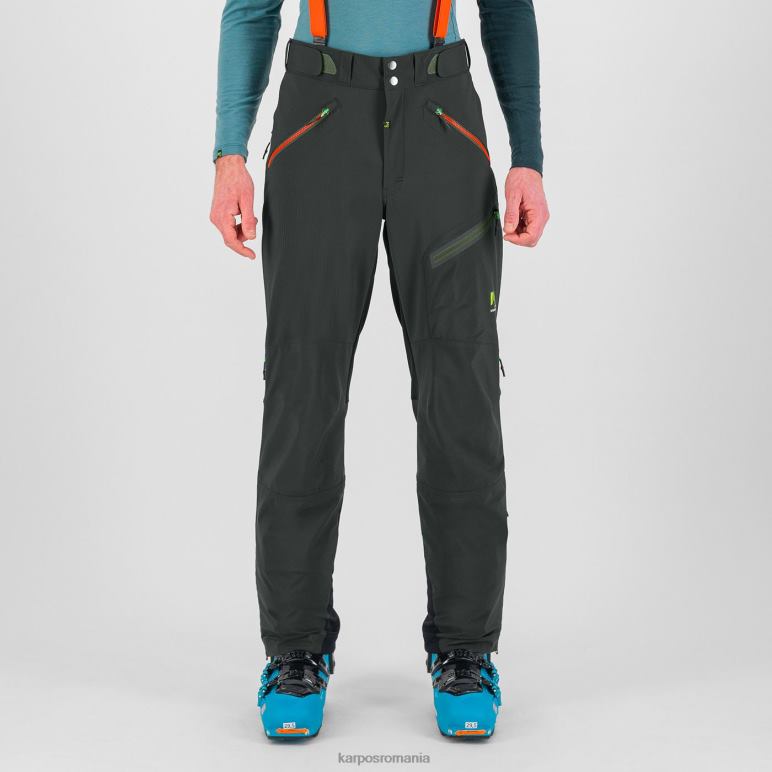 bărbați Karpos negru/portocaliu picant schiara evo pant PV2R6457
