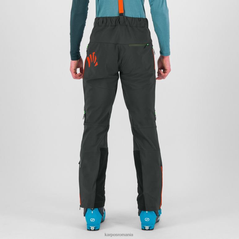 bărbați Karpos negru/portocaliu picant schiara evo pant PV2R6457