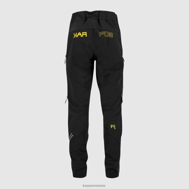 bărbați Karpos negru/sulf pantalon de iarnă val viola PV2R6484