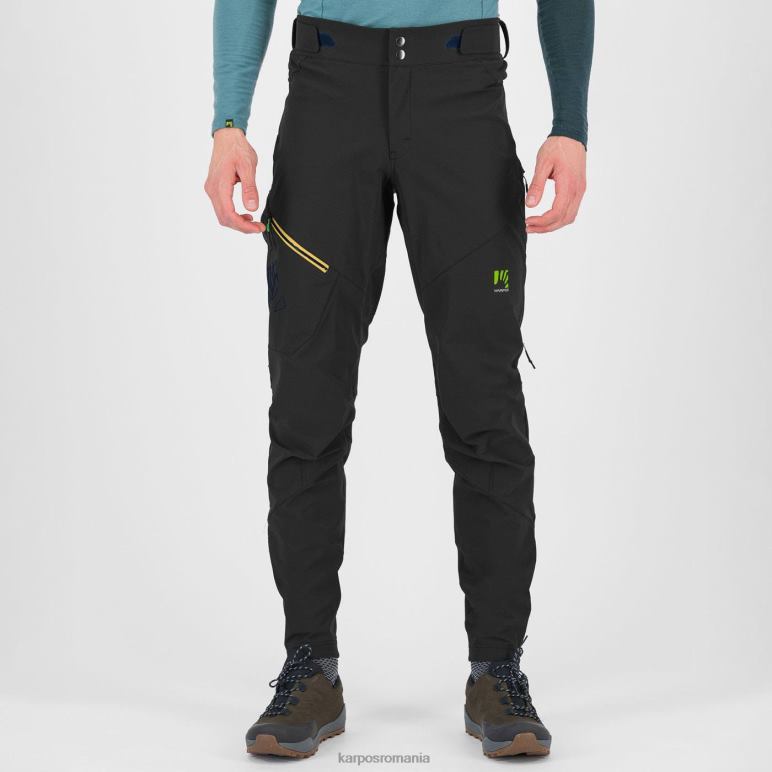 bărbați Karpos negru/sulf pantalon de iarnă val viola PV2R6484