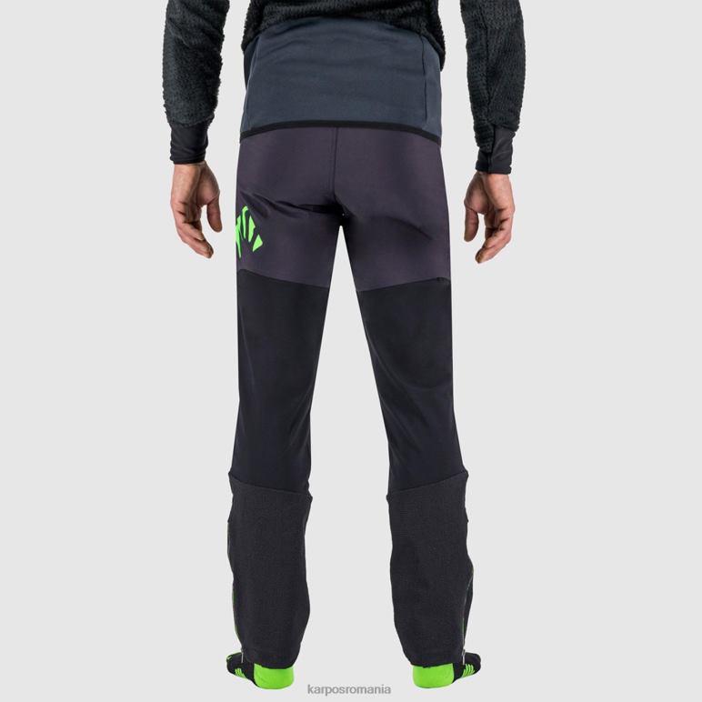 bărbați Karpos negru verde fluo pantaloni de alpinism k-performance PV2R6460