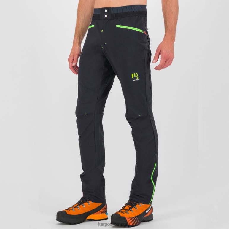 bărbați Karpos negru/verde iasomie pantaloni de alpinism k-performance PV2R6502