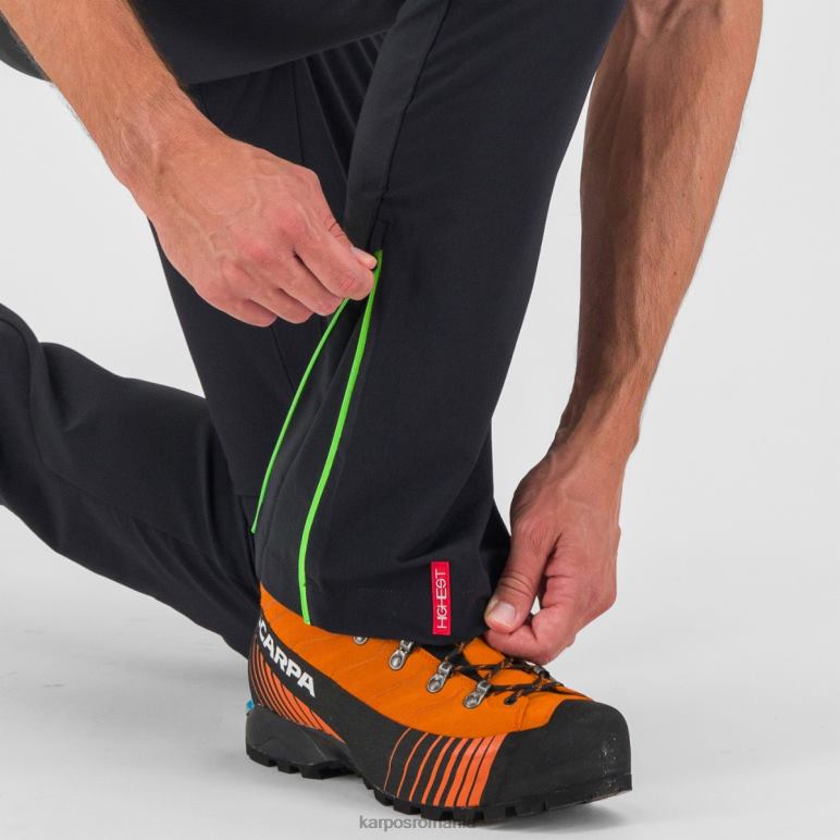 bărbați Karpos negru/verde iasomie pantaloni de alpinism k-performance PV2R6502