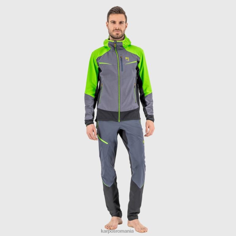 bărbați Karpos ombre albastru/negru pantalon rock evo PV2R6524