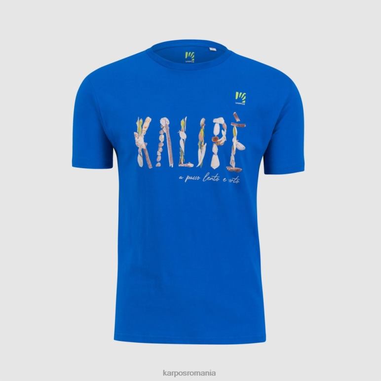 bărbați Karpos albastru imperial tricou kalip PV2R6381