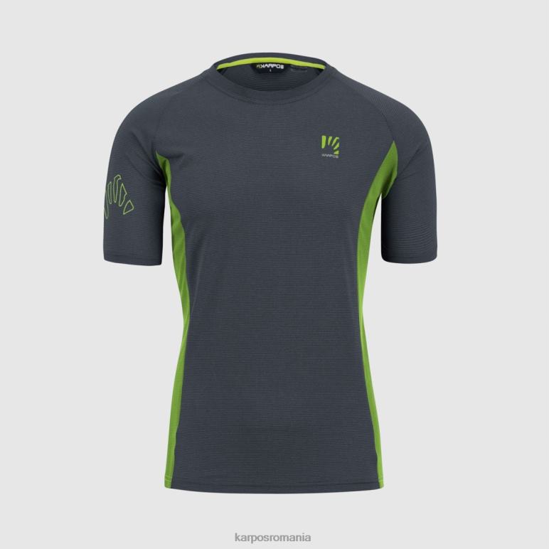 bărbați Karpos albastru ombre/verde iasomie tricoul nuvolau PV2R6370