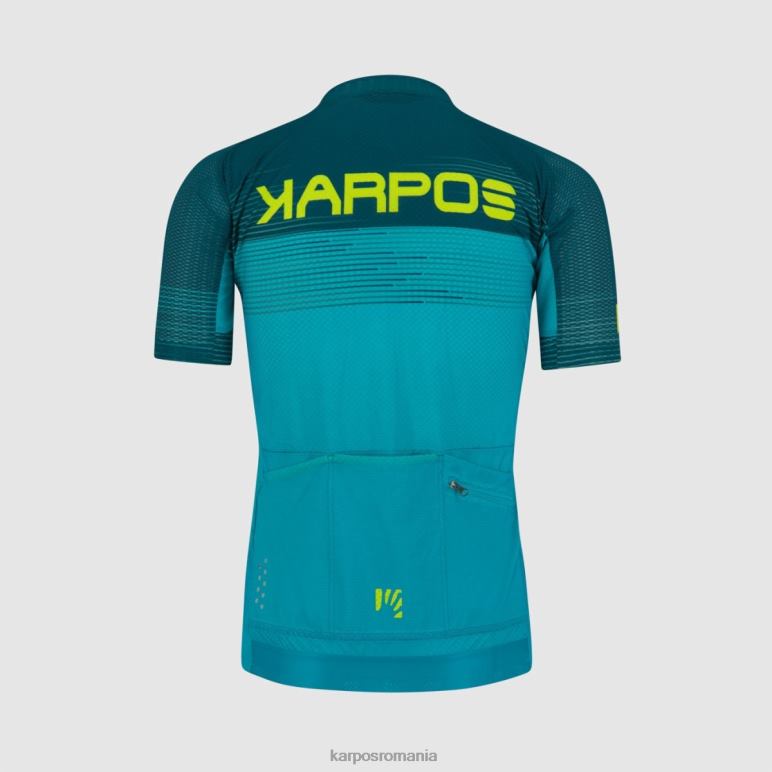 bărbați Karpos emenal b/refl.pond/yello fluo tricou verde foc PV2R6317