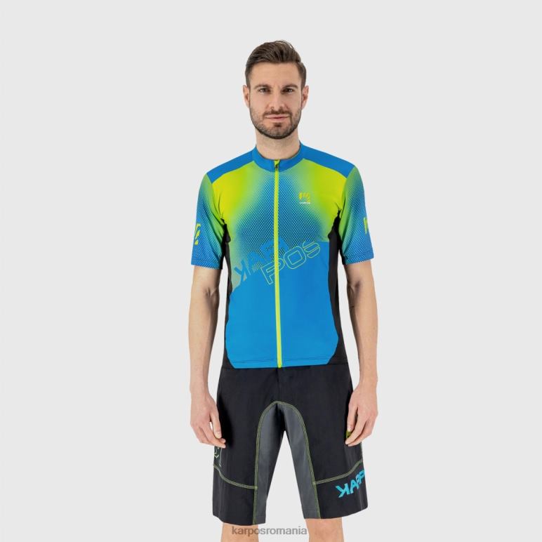 bărbați Karpos imprimeu 1 indigo b./negru/verde tricoul sărituri PV2R6304