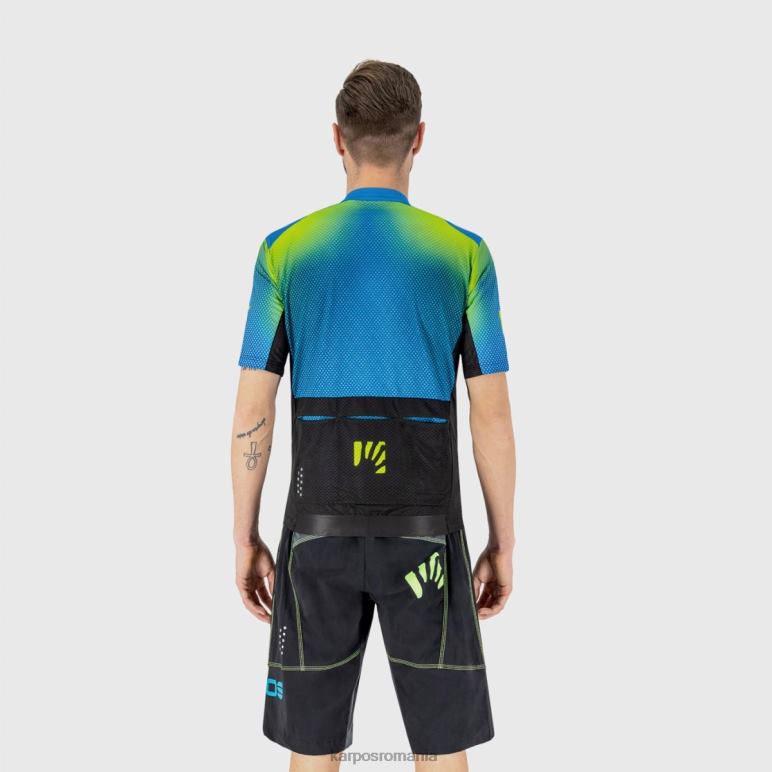 bărbați Karpos imprimeu 1 indigo b./negru/verde tricoul sărituri PV2R6304