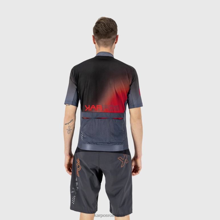 bărbați Karpos imprimeu 2 indigo b./negru/verde tricoul sărituri PV2R6305