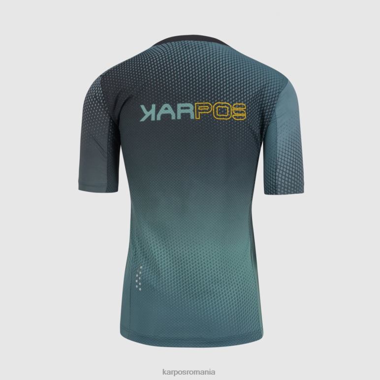 bărbați Karpos negru/atlantic de nord/lemon cur val di dentro tee PV2R6333