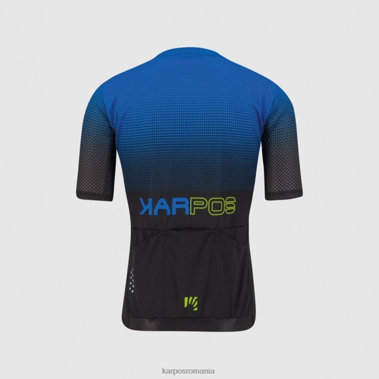 bărbați Karpos negru/indigo b./verde fluo tricou val viola PV2R6320