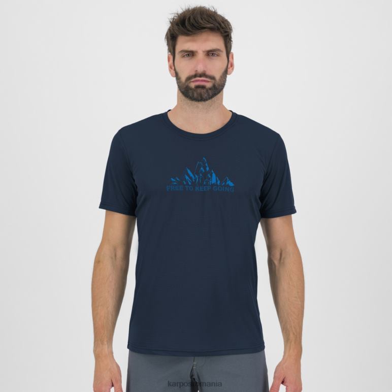 bărbați Karpos spatiul exterior/indigo b./tangerin tricou cu imprimeu loma PV2R6394