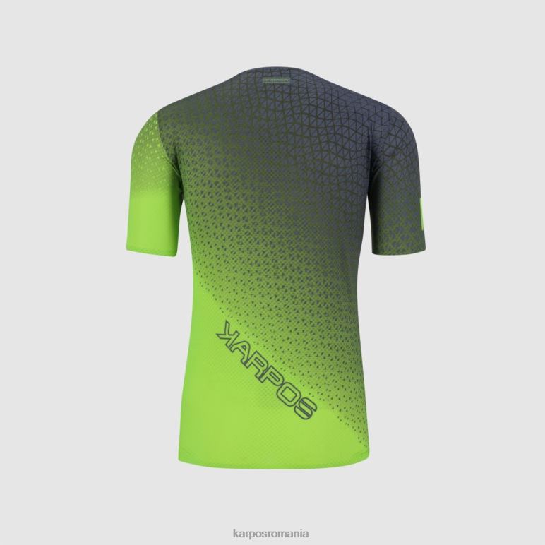 bărbați Karpos verde iasomie/albastru umbre tricou lavaredo ultra tech PV2R6323
