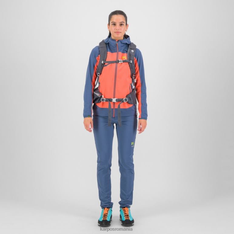femei Karpos coral fierbinte/indigo vintage parete w jacket PV2R61097