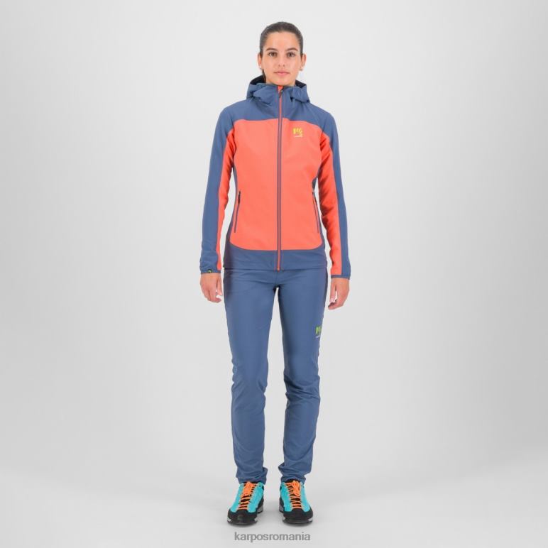 femei Karpos coral fierbinte/indigo vintage parete w jacket PV2R61097
