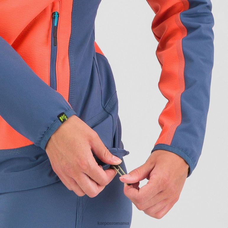 femei Karpos coral fierbinte/indigo vintage parete w jacket PV2R61097