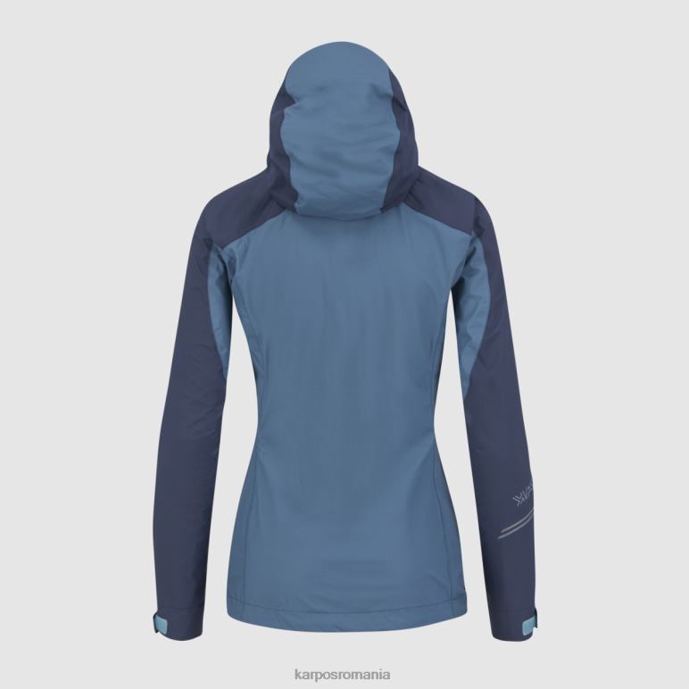 femei Karpos lac de primăvară/indigo vintage mult ploaie w jachetă PV2R61034