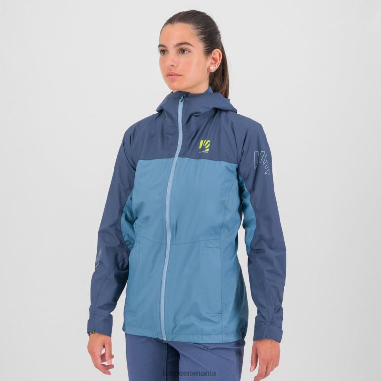 femei Karpos lac de primăvară/indigo vintage mult ploaie w jachetă PV2R61034