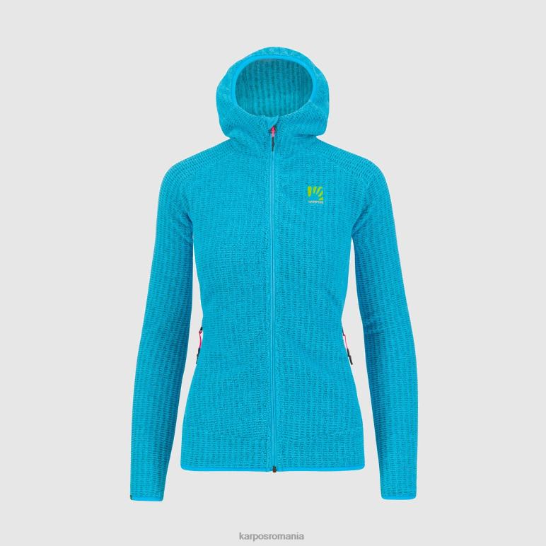 femei Karpos atolul albastru rocchetta w hanorac fleece PV2R61171