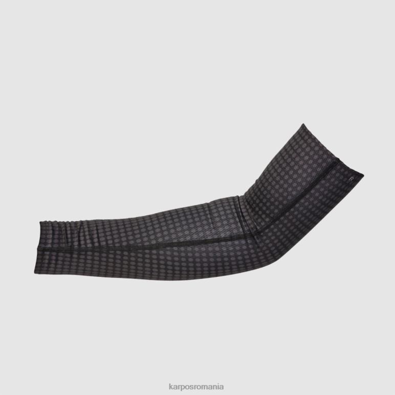 femei Karpos negru/verde fluo lavaredo plus încălzitoare de brațe PV2R6922