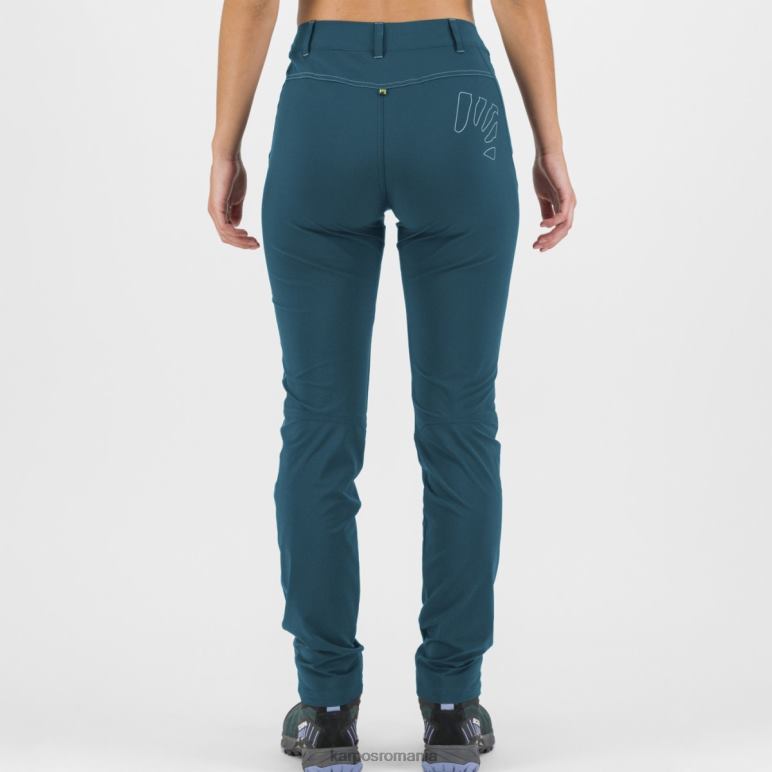 femei Karpos corsar/albastru adriatic fantasia evo w pantalon PV2R61513