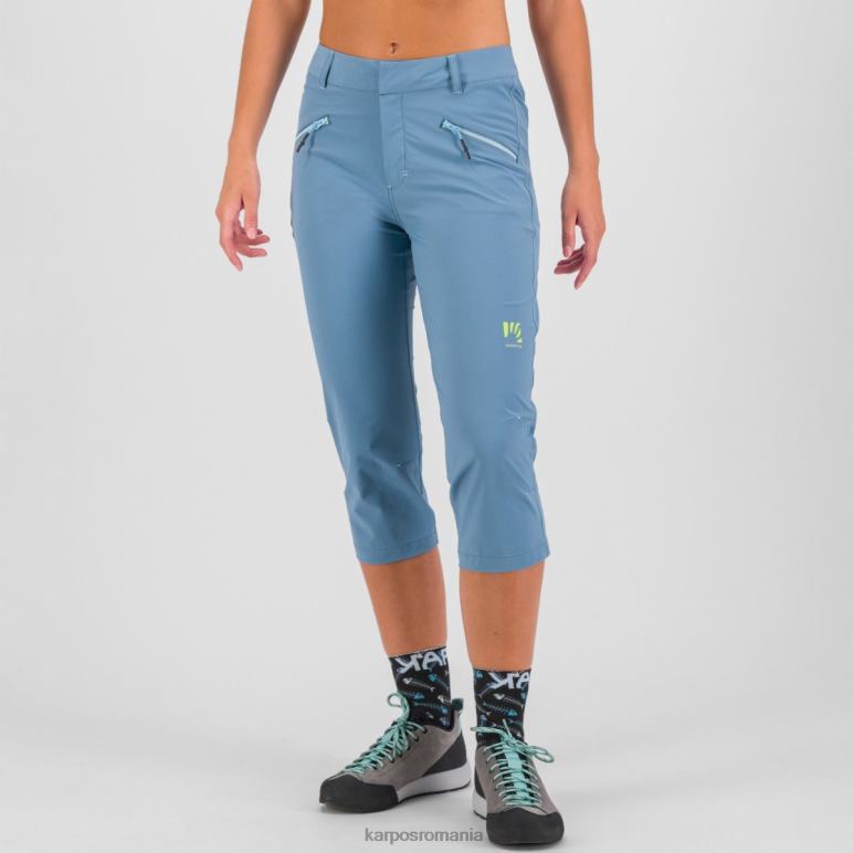 femei Karpos lac de primăvară/acvamarin fantasia evo w pantalon 3/4 PV2R61502