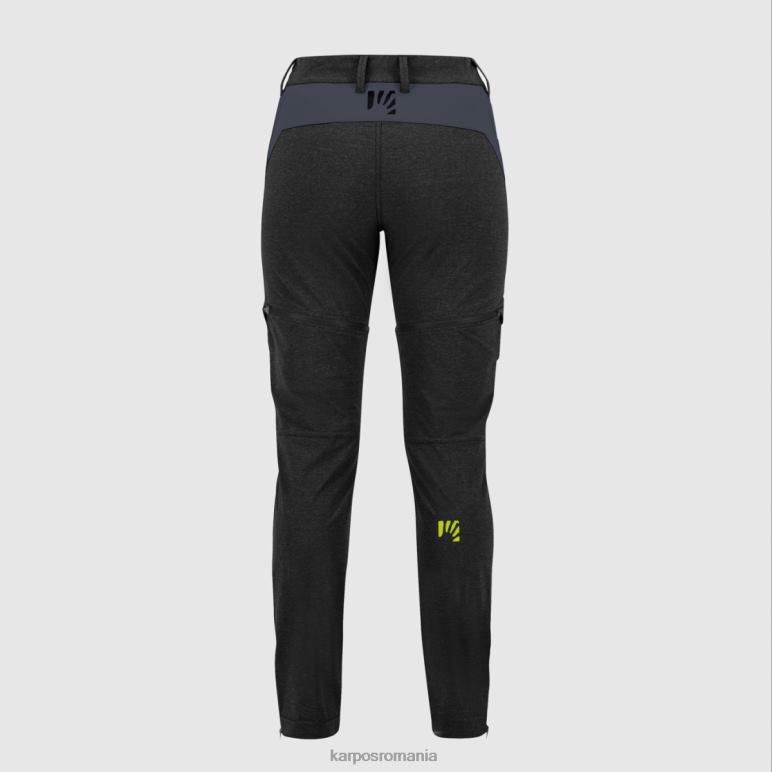 femei Karpos negru/albastru umbre Santa Croce cu pantaloni cu fermoar PV2R61430