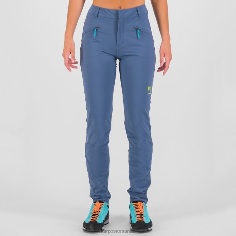 femei Karpos vintage indigo/negru fantasia evo w pantalon PV2R61509