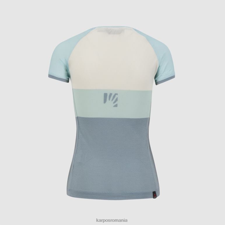 femei Karpos acvamarin/alb/lac de primăvară tricou mutat evo w PV2R61247