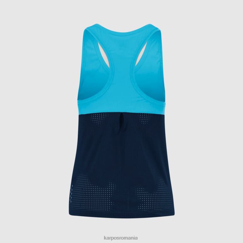 femei Karpos atol albastru/căpitan de cer rapid w top PV2R61349