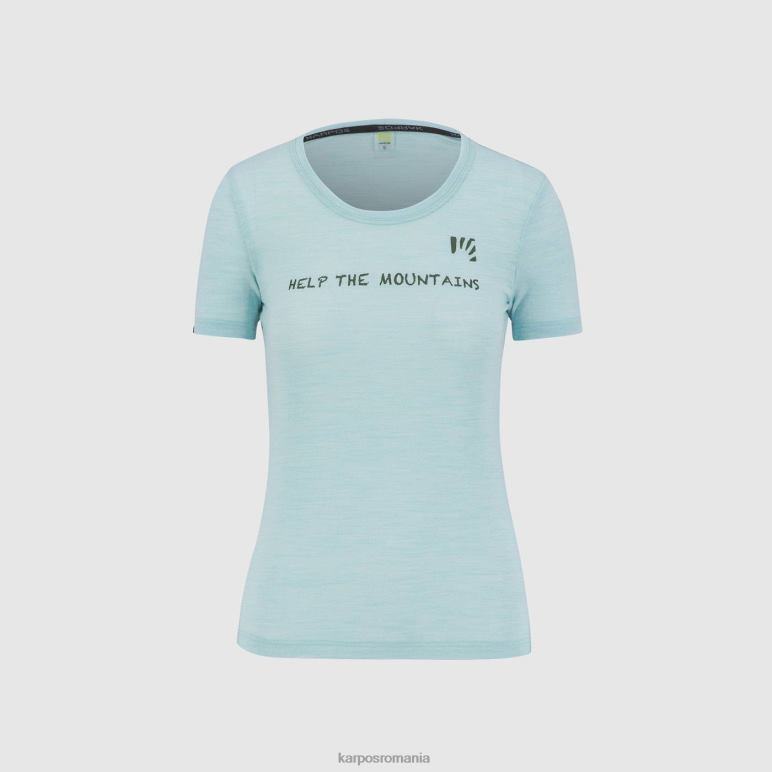 femei Karpos cer acvatic vanoni merino w tricou PV2R61243